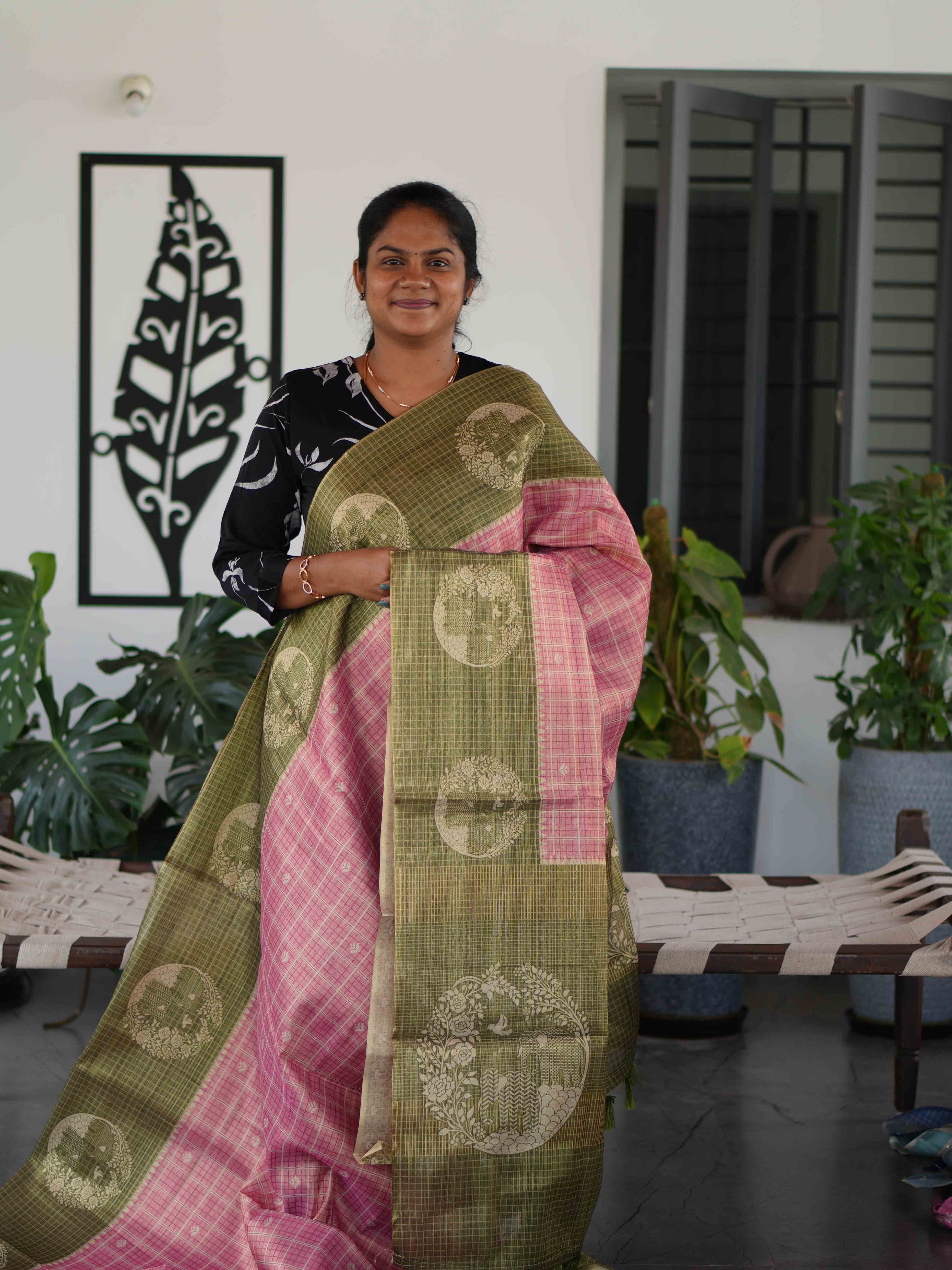 Linen Tissue Sarees Natural Grace / SKU255 – 6