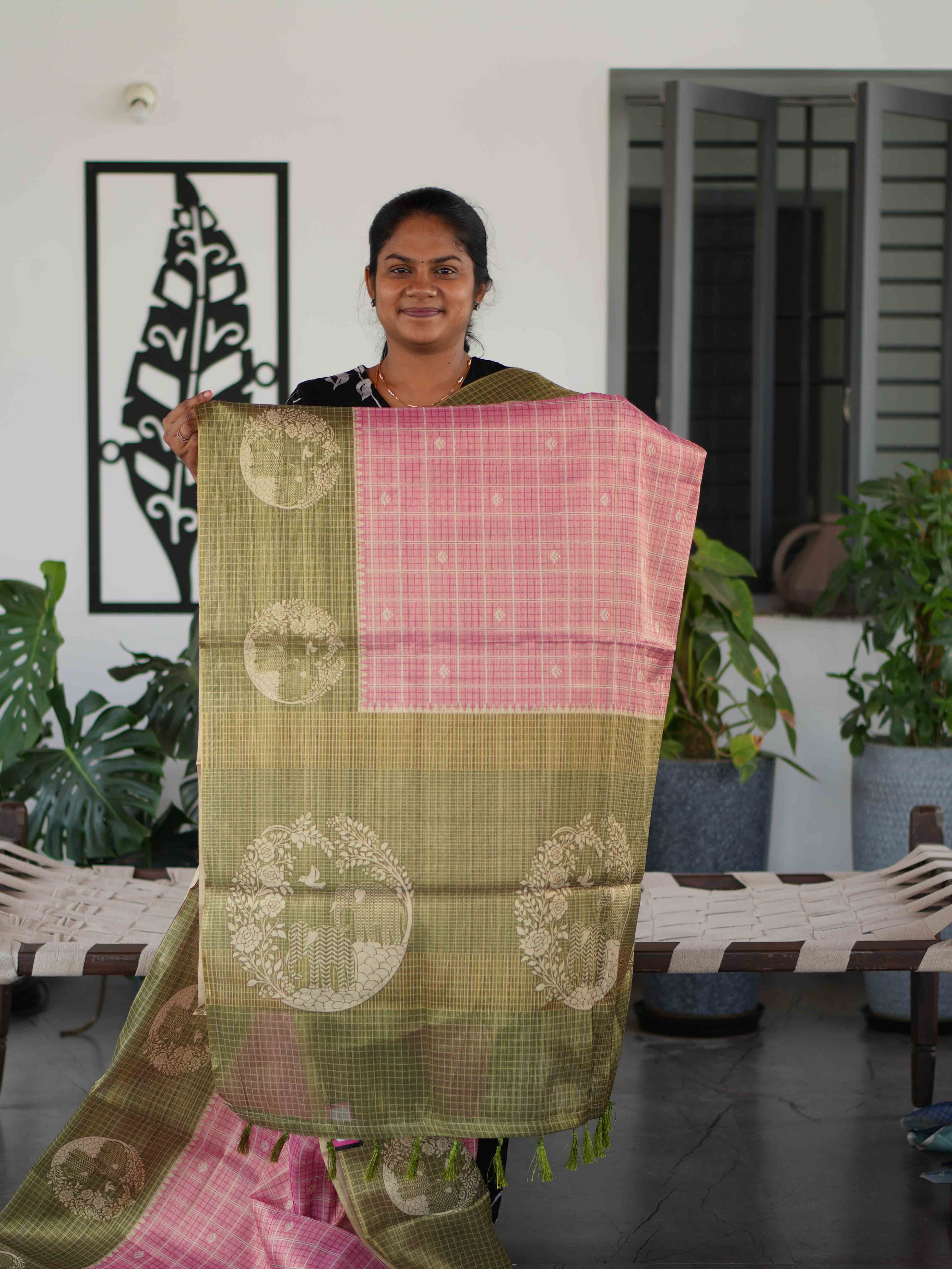 Linen Tissue Sarees Natural Grace / SKU255 – 6