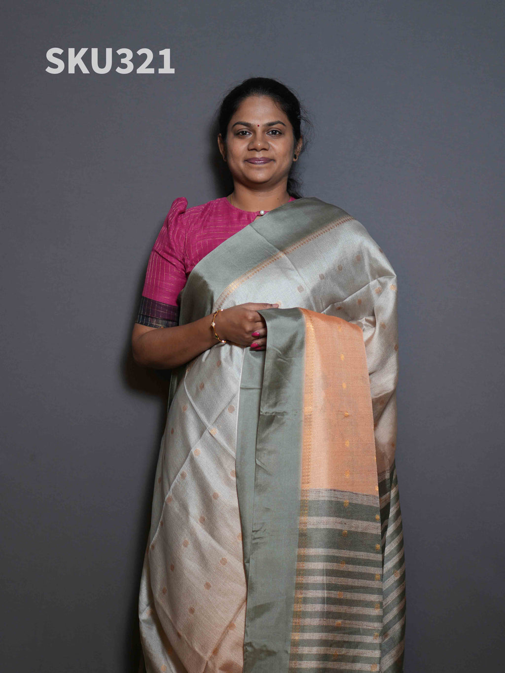 Shaded Soft Tussar Sarees Royal Grace / SKU321 – 1