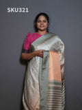 Shaded Soft Tussar Sarees Royal Grace / SKU321 – 1