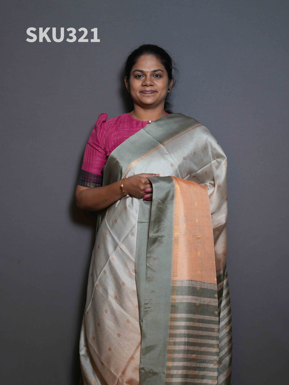 Shaded Soft Tussar Sarees Royal Grace / SKU321 – 1