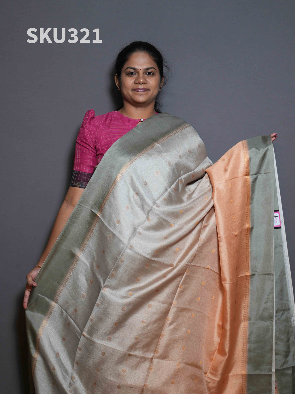 Shaded Soft Tussar Sarees Royal Grace / SKU321 – 1
