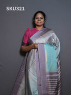 Shaded Soft Tussar Sarees Classic Radiance / SKU321 – 3