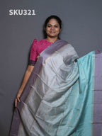 Shaded Soft Tussar Sarees Classic Radiance / SKU321 – 3