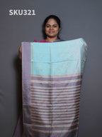 Shaded Soft Tussar Sarees Classic Radiance / SKU321 – 3