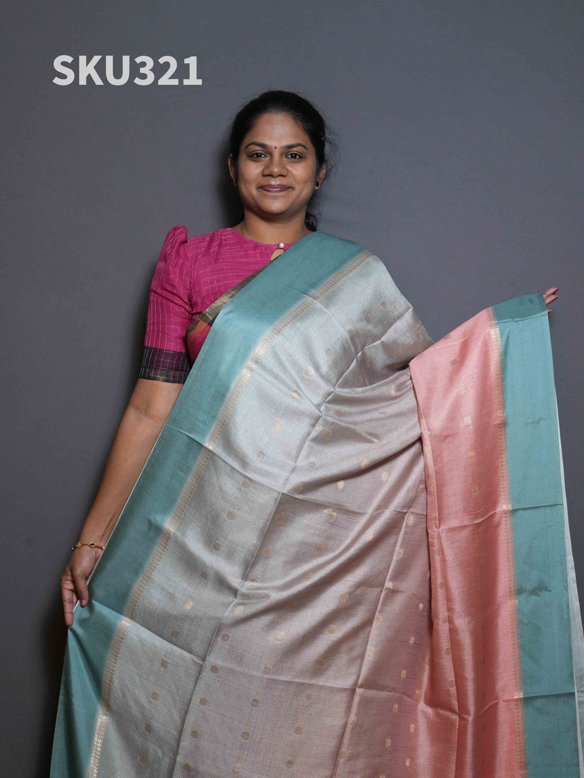 Shaded Soft Tussar Sarees Timeless Elegance / SKU321 – 5