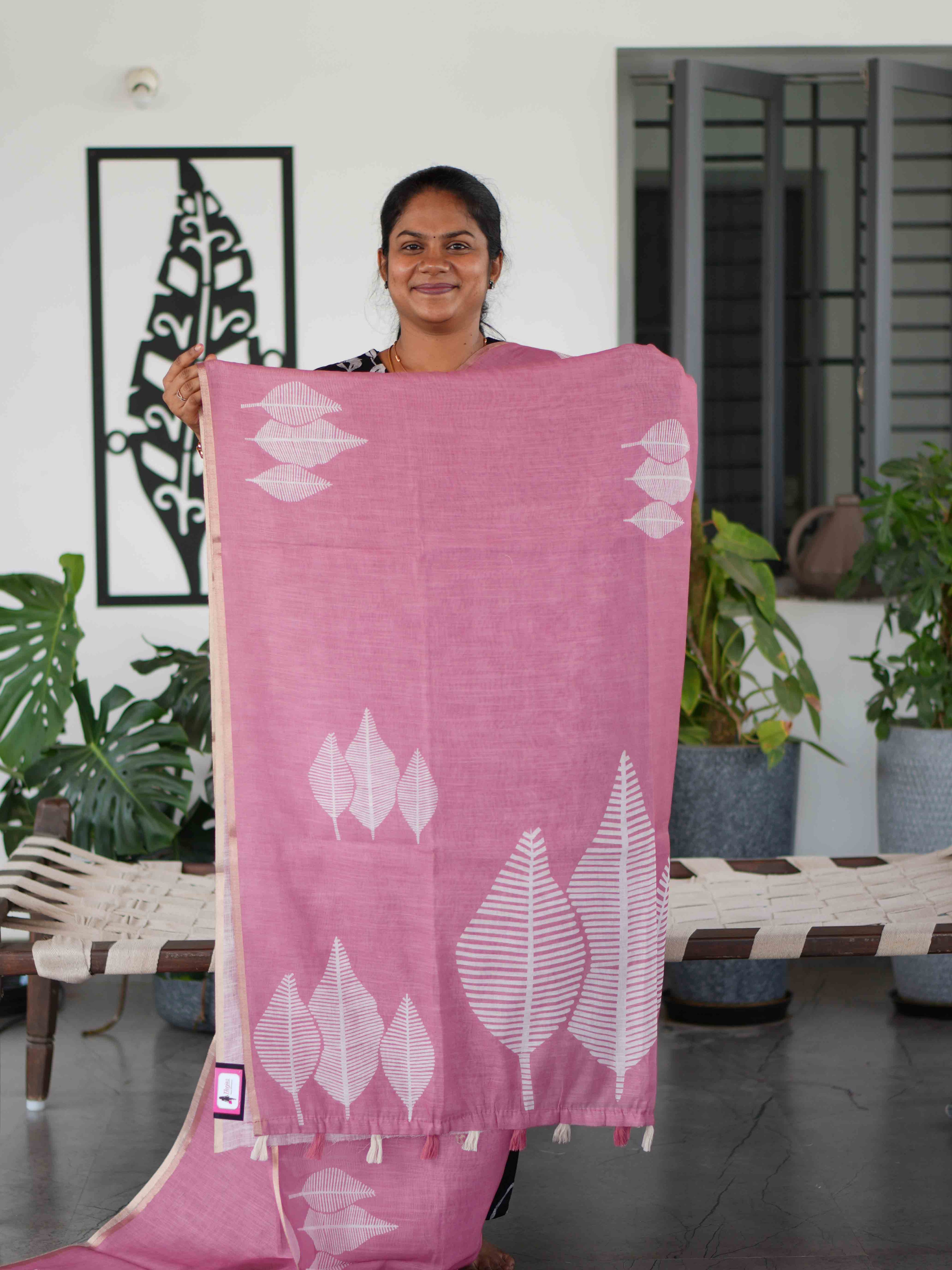 Linen Cotton Sarees Classic Comfort / SKU259 – 2