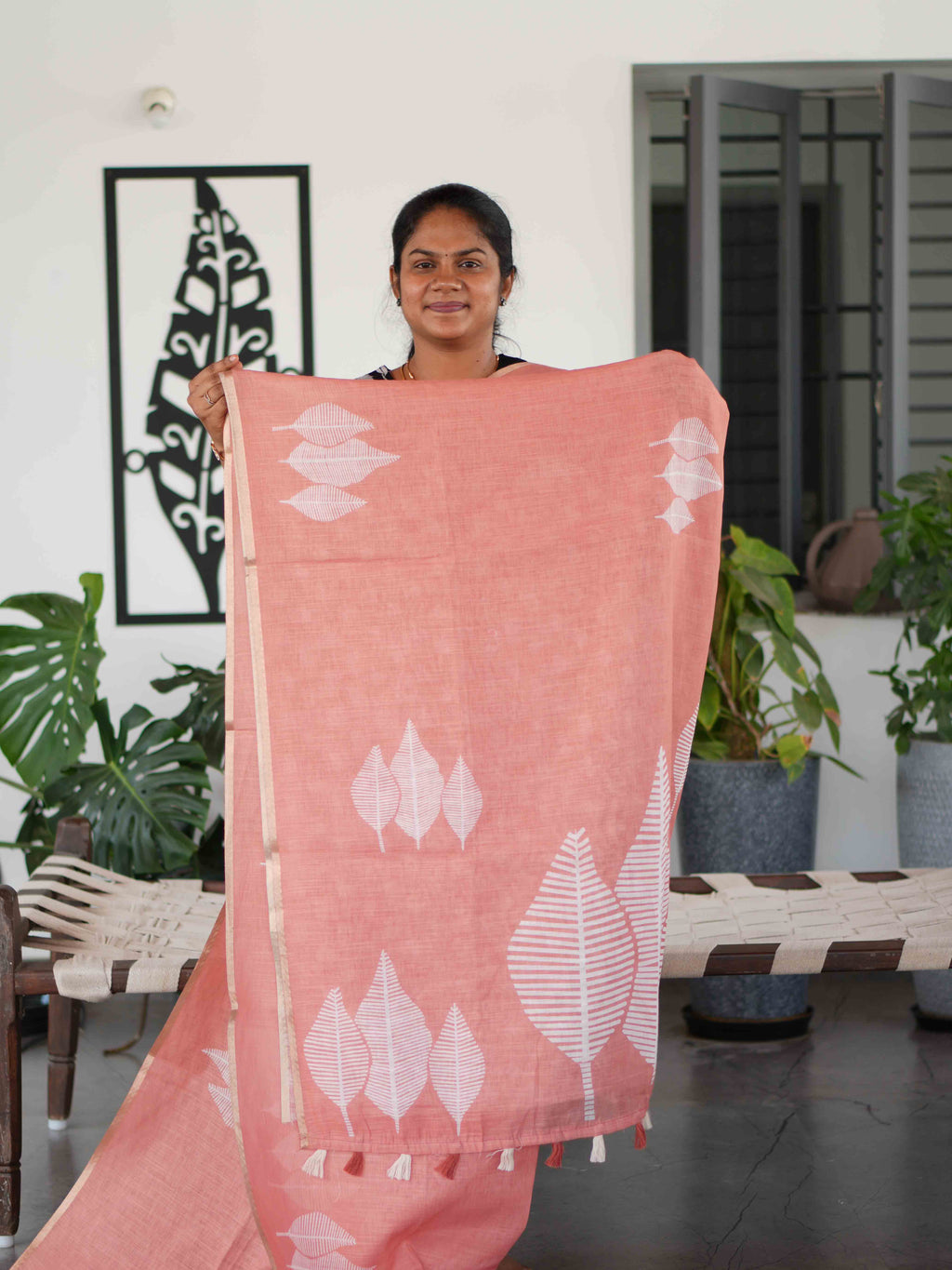 Linen Cotton Sarees Refined Weave / SKU259 – 4