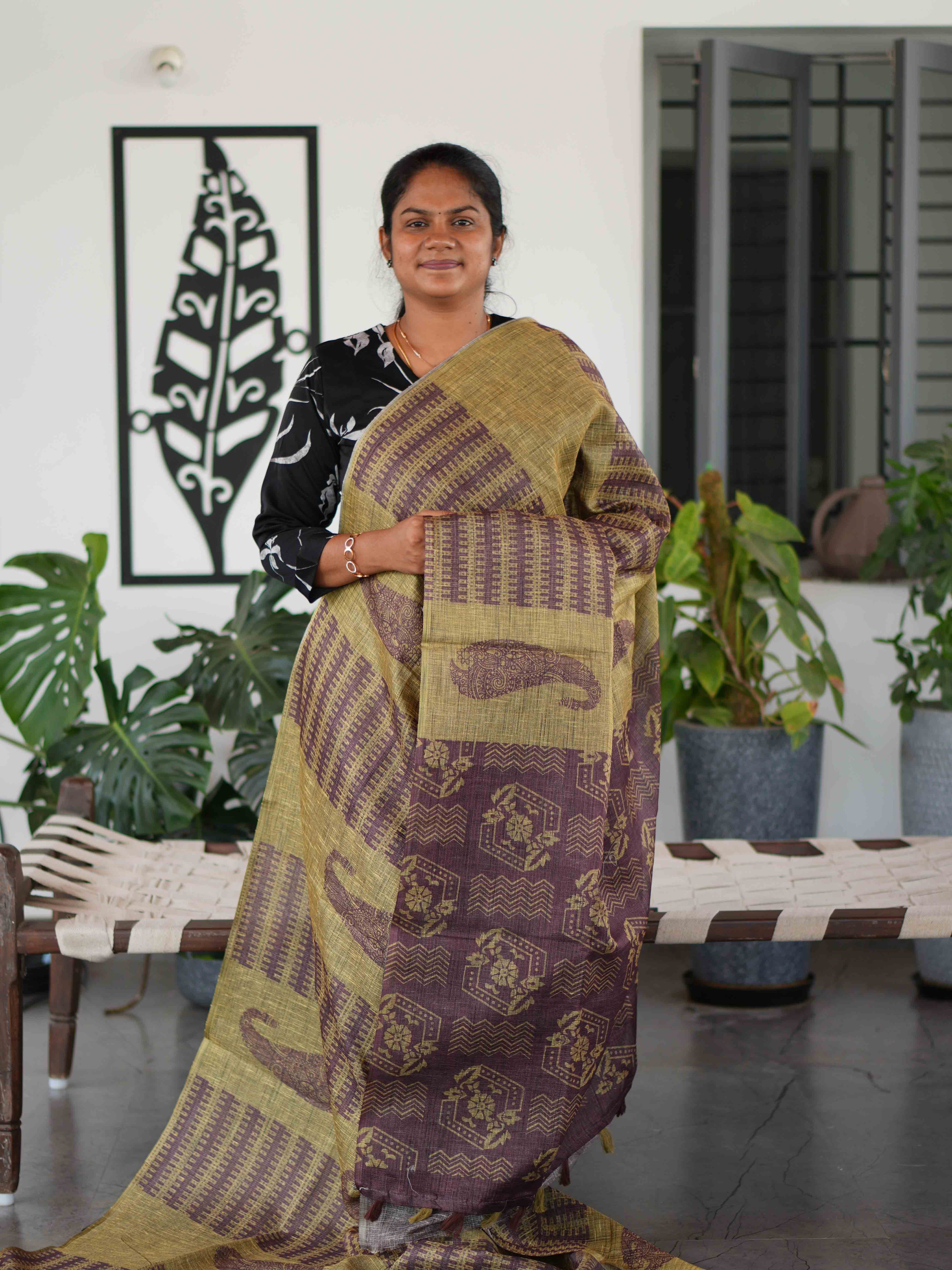 Jute Kota Sarees Rustic Charm / SKU165 – 6
