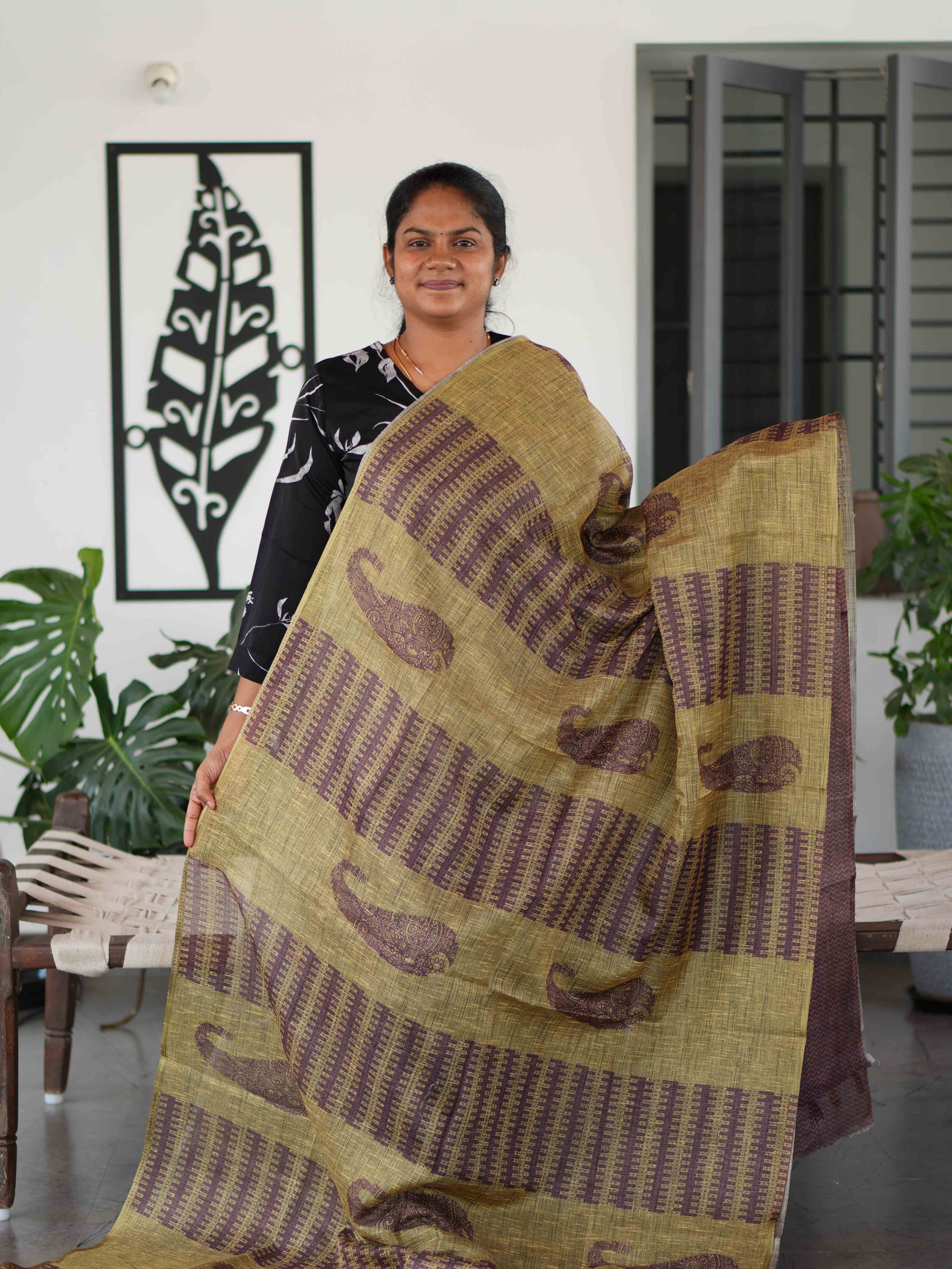 Jute Kota Sarees Rustic Charm / SKU165 – 6