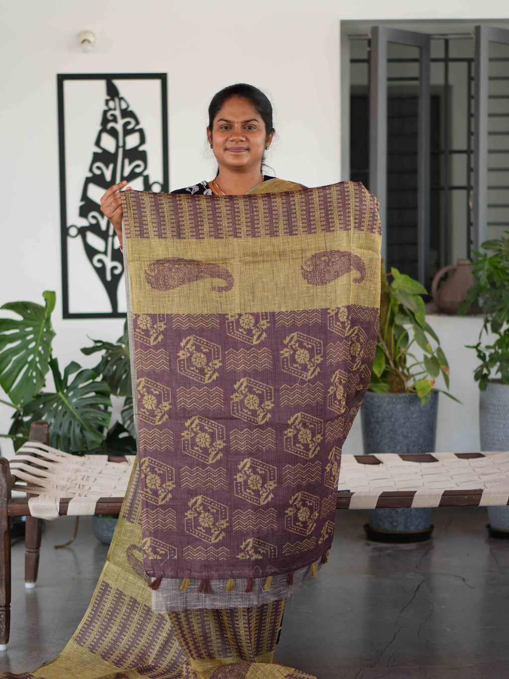 Jute Kota Sarees Rustic Charm / SKU165 – 6