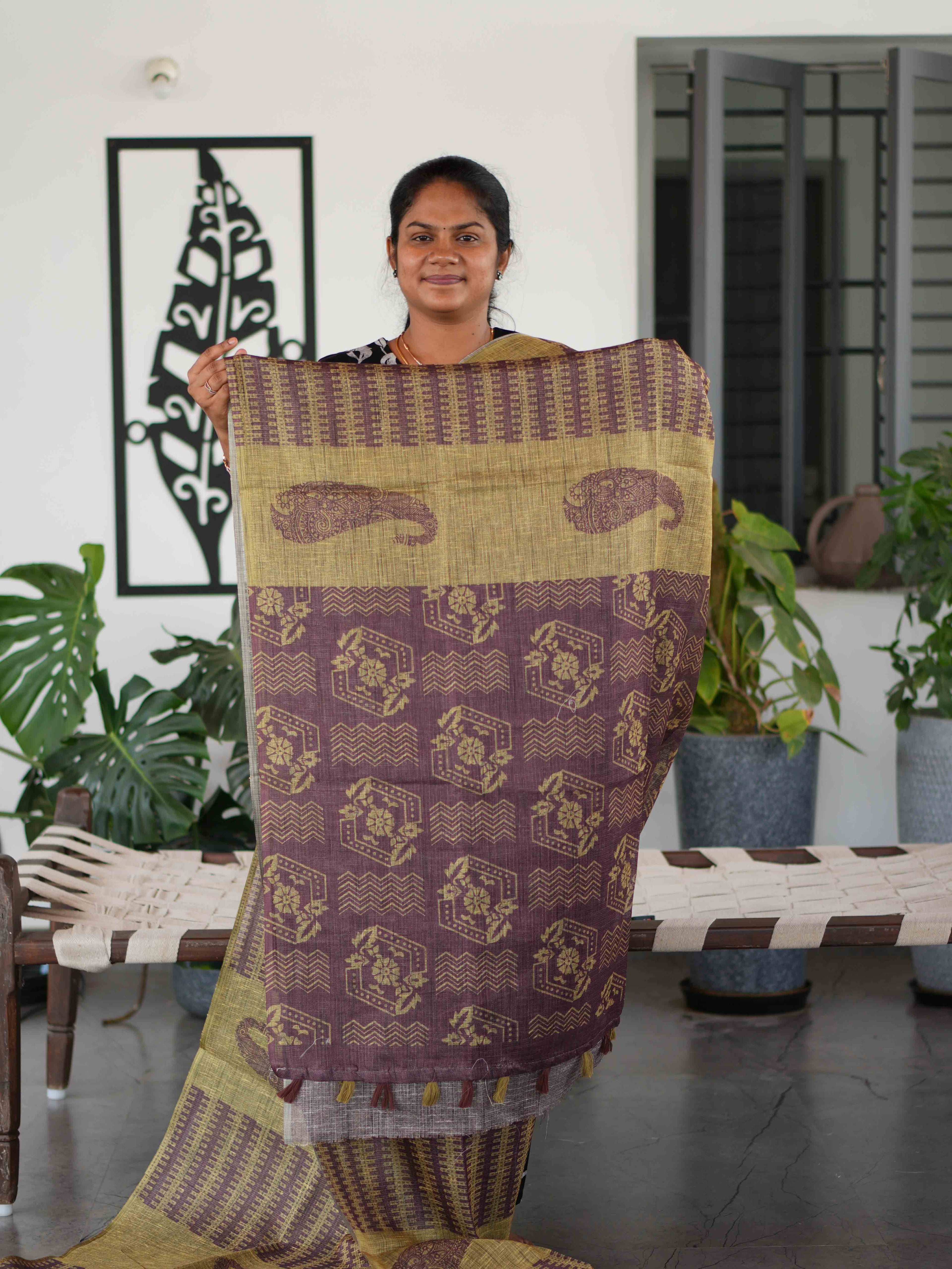 Jute Kota Sarees Rustic Charm / SKU165 – 6