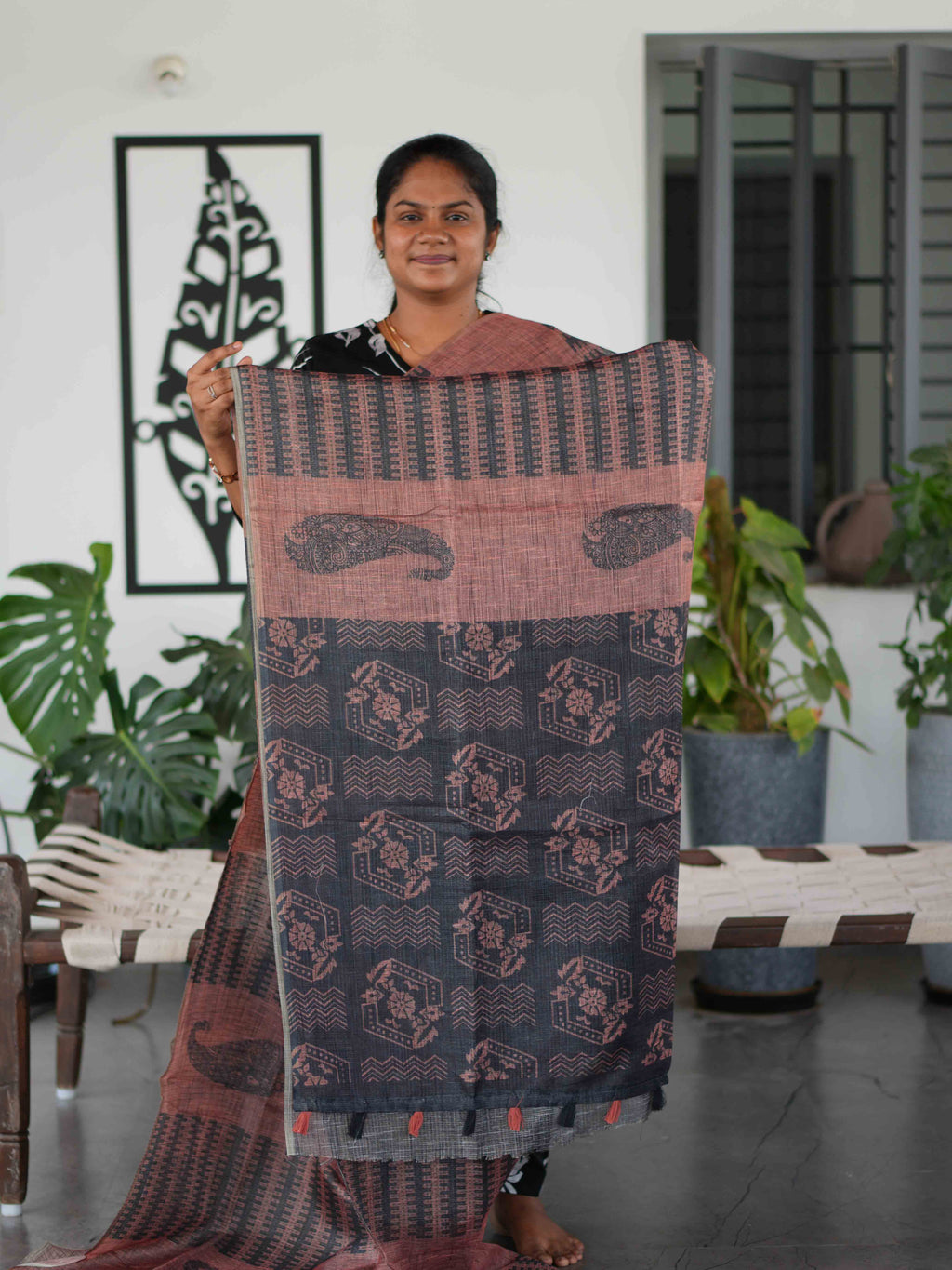 Jute Kota Sarees Elegant Texture / SKU165 – 8
