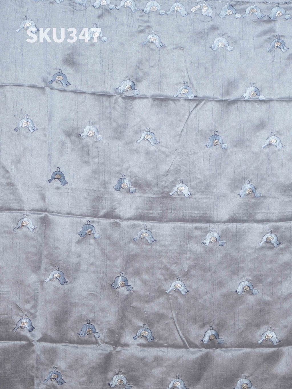 Embroidery Butter Silk Sarees Royal Grace / SKU347 – 1