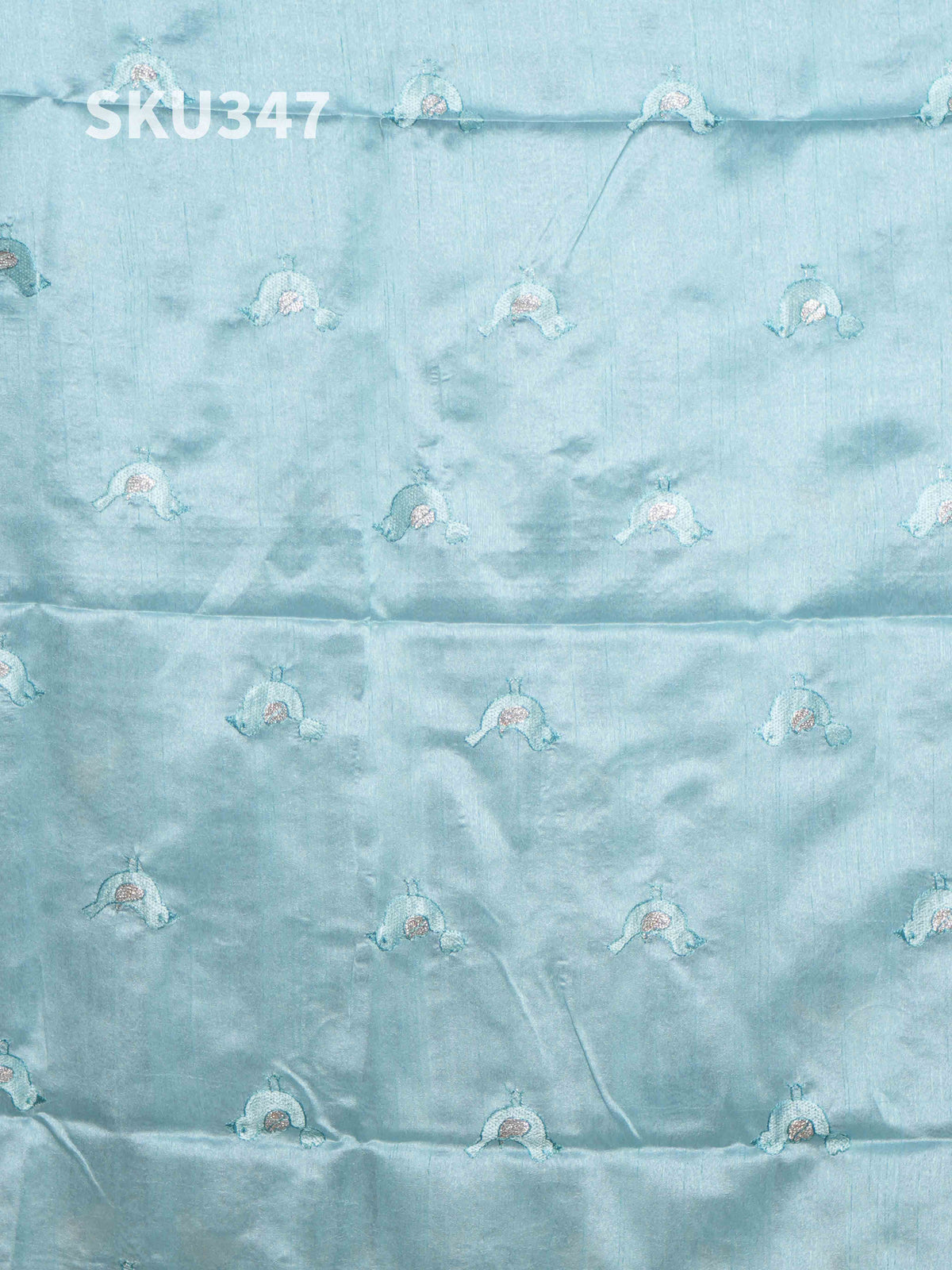 Embroidery Butter Silk Sarees Classic Charm / SKU347 – 2