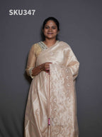 Embroidery Butter Silk Sarees Heritage Beauty / SKU347 – 3