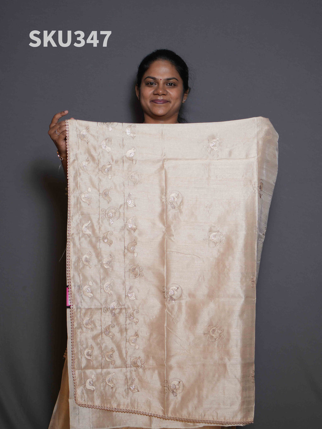 Embroidery Butter Silk Sarees Heritage Beauty / SKU347 – 3