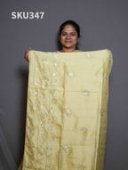 Embroidery Butter Silk Sarees Timeless Beauty / SKU347 – 5