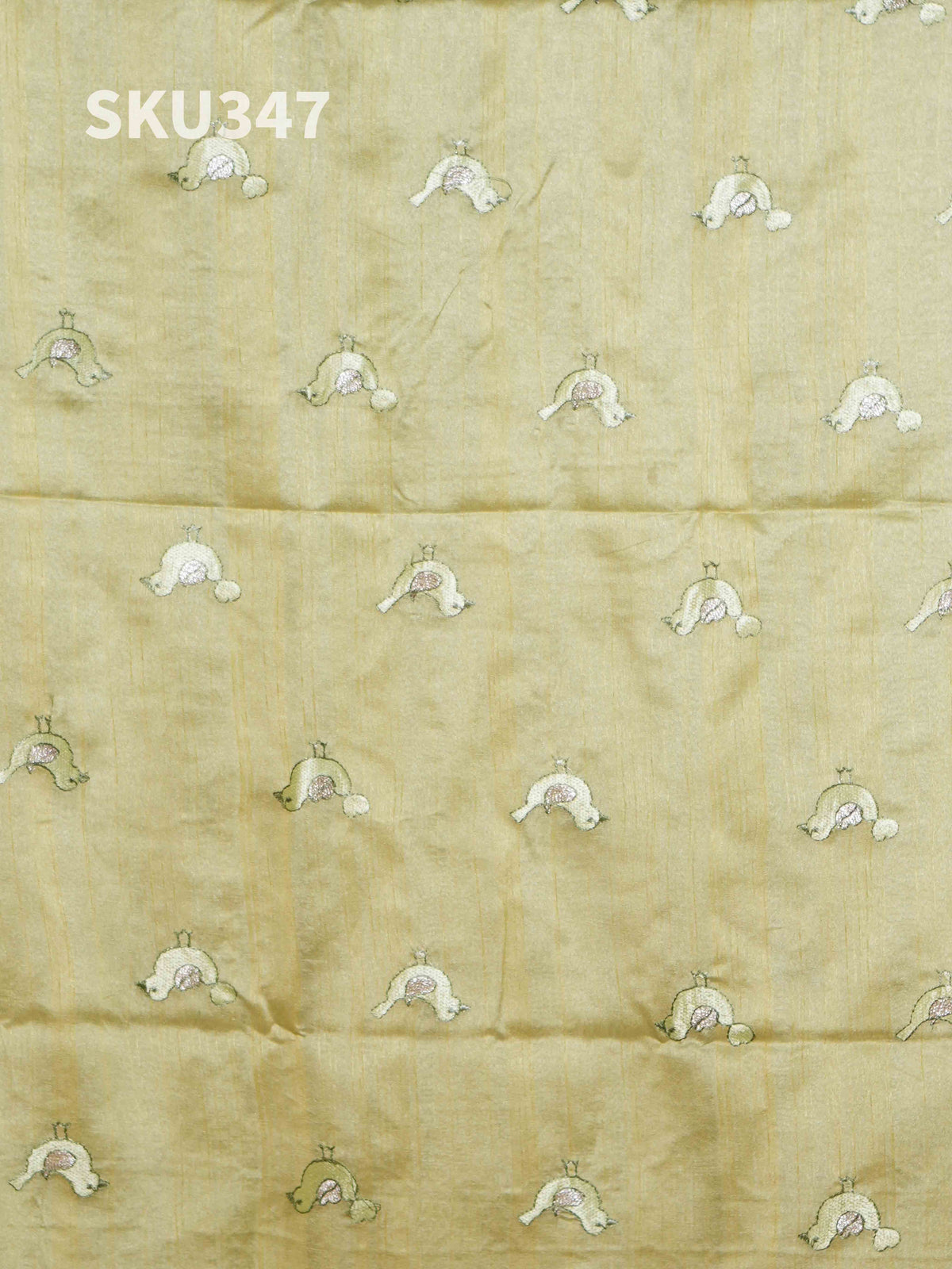 Embroidery Butter Silk Sarees Timeless Beauty / SKU347 – 5