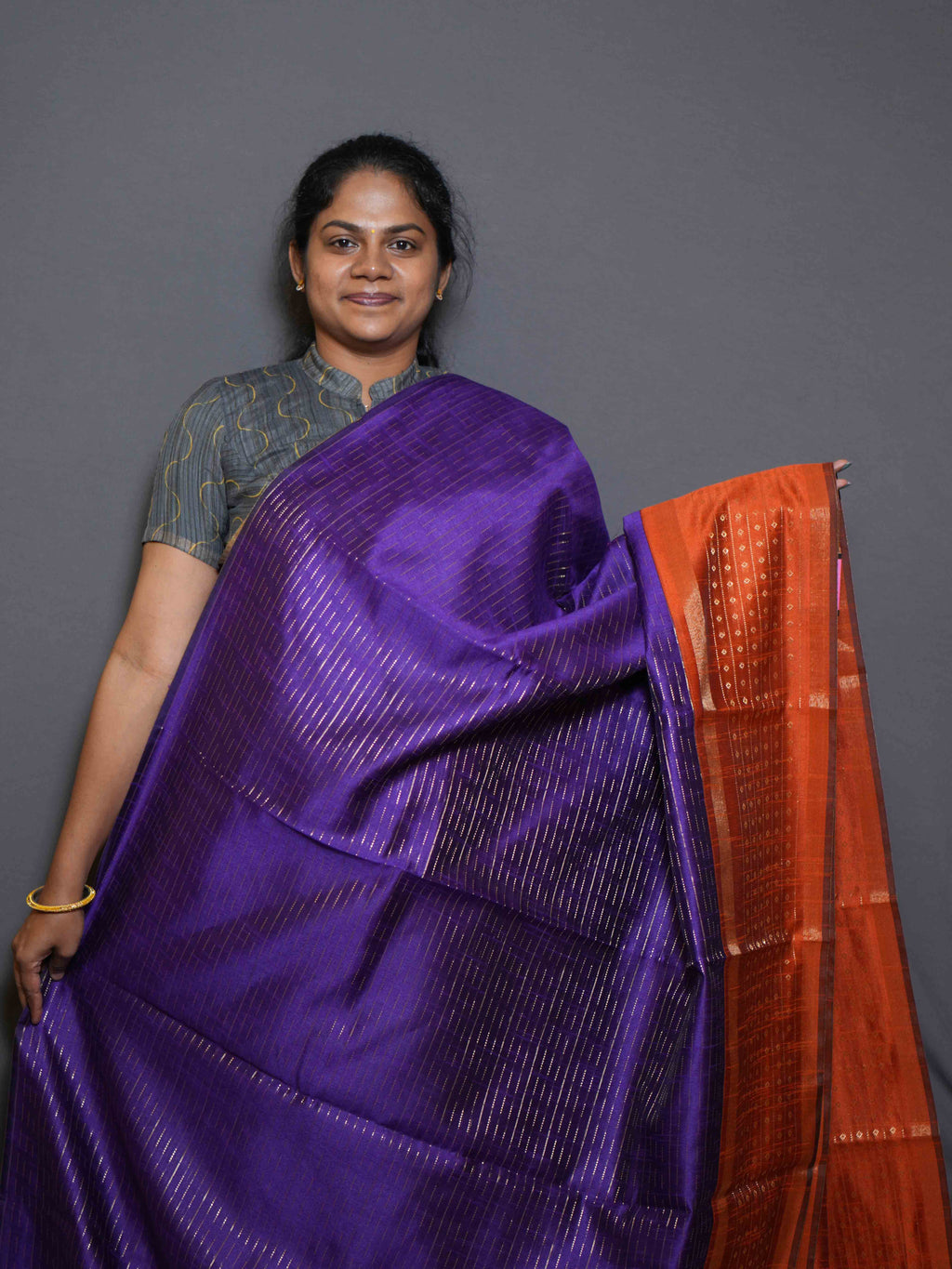 Raw Silk Sarees Golden Charm / SKU316 – 9