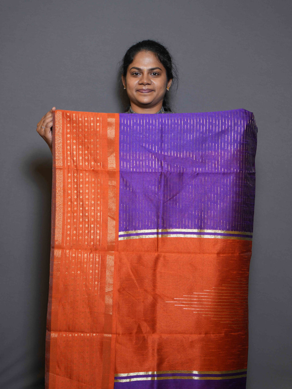 Raw Silk Sarees Golden Charm / SKU316 – 9