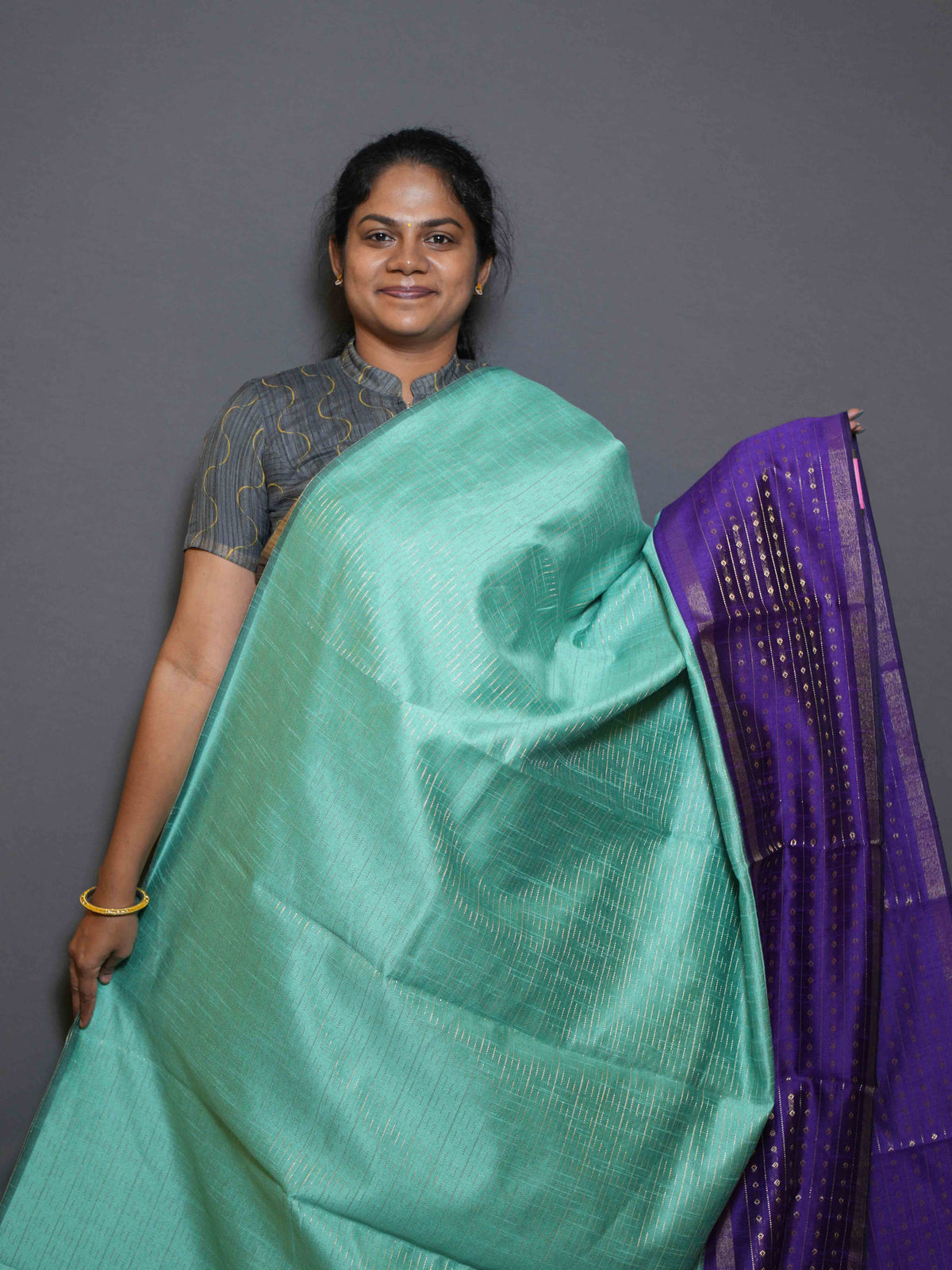 Raw Silk Sarees Majestic Charm / SKU316 – 11