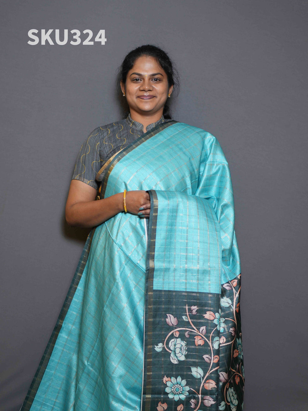 Semi Tussar Sarees Classic Grace / SKU324 – 1