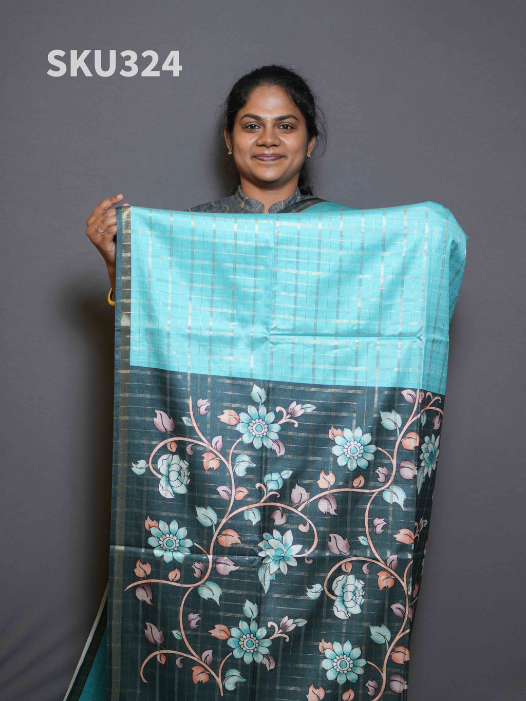 Semi Tussar Sarees Classic Grace / SKU324 – 1