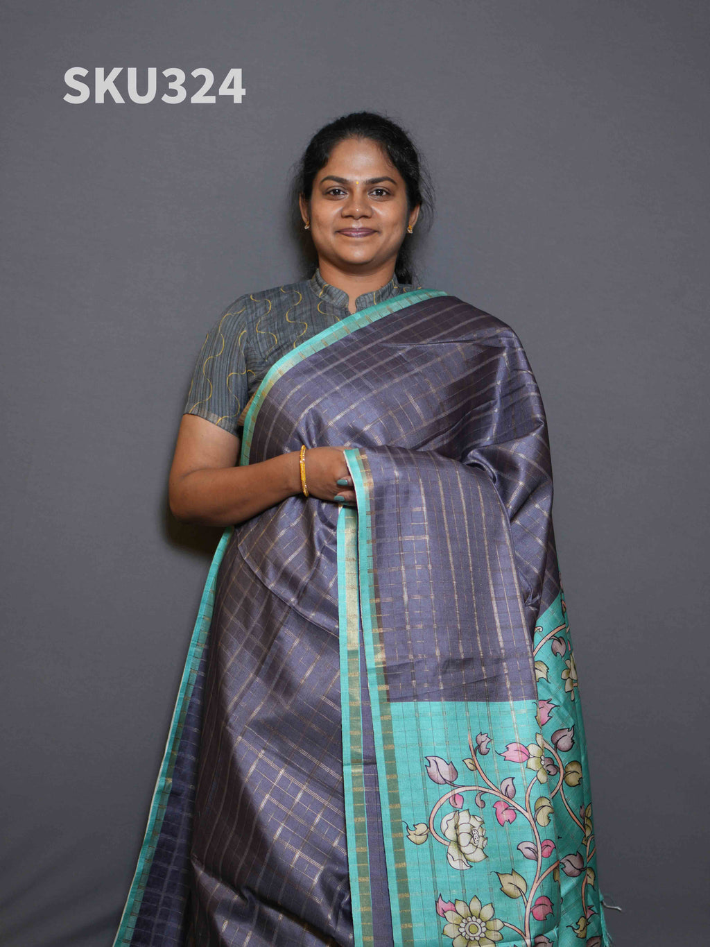 Semi Tussar Sarees Natural Charm / SKU324 – 2