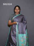 Semi Tussar Sarees Natural Charm / SKU324 – 2