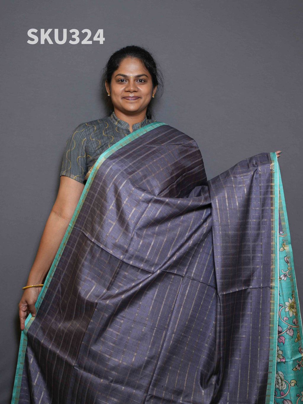 Semi Tussar Sarees Natural Charm / SKU324 – 2