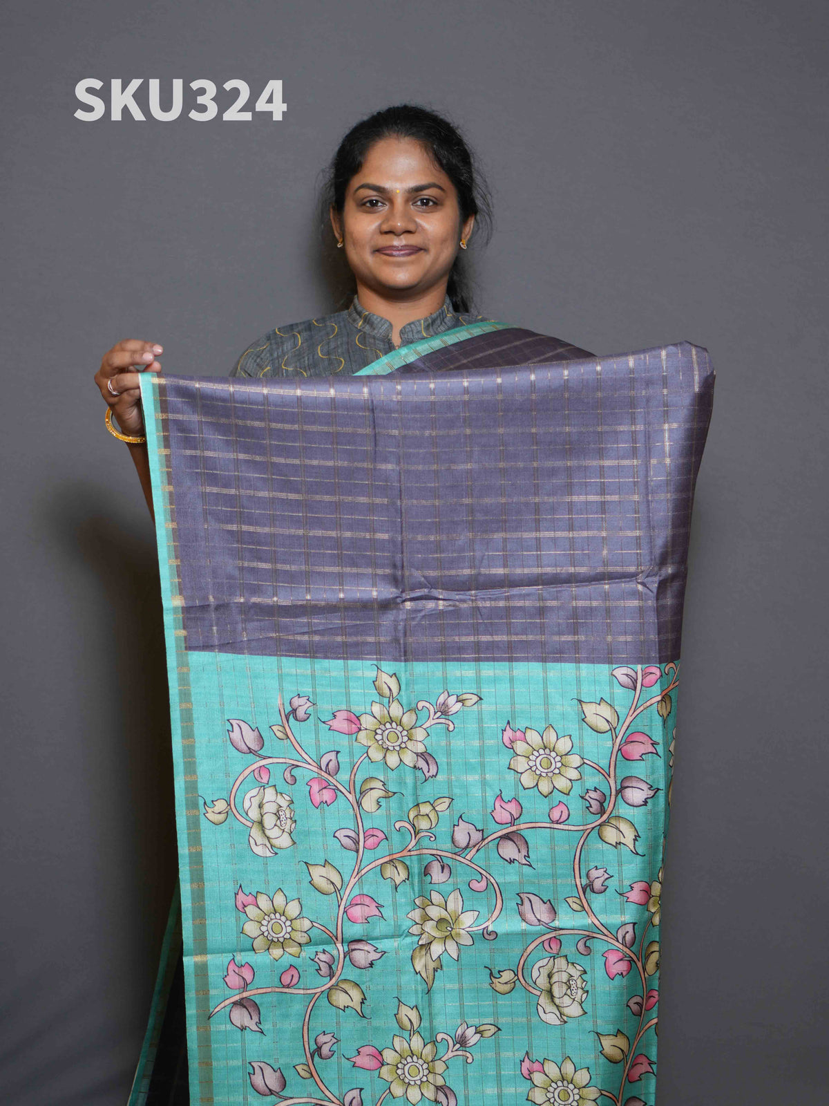 Semi Tussar Sarees Natural Charm / SKU324 – 2