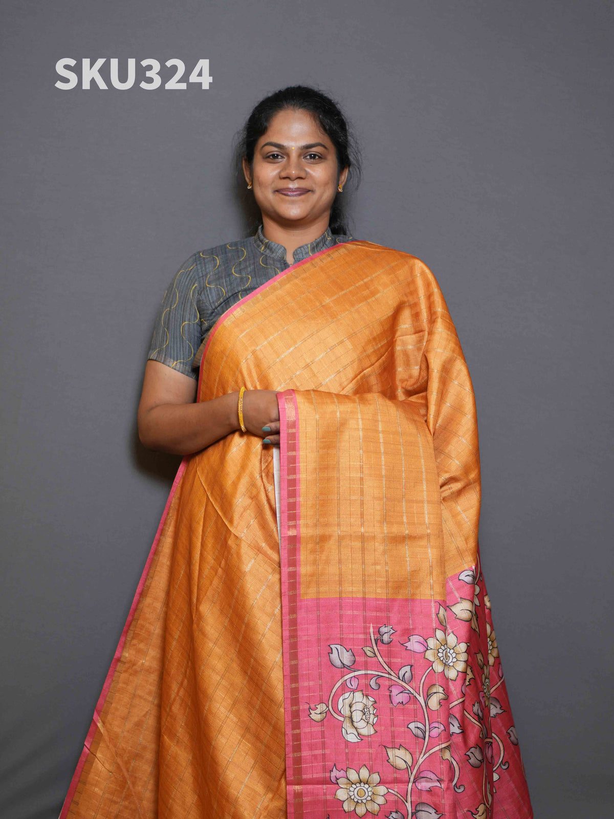 Semi Tussar Sarees Timeless Weave / SKU324 – 3