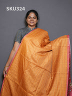 Semi Tussar Sarees Timeless Weave / SKU324 – 3