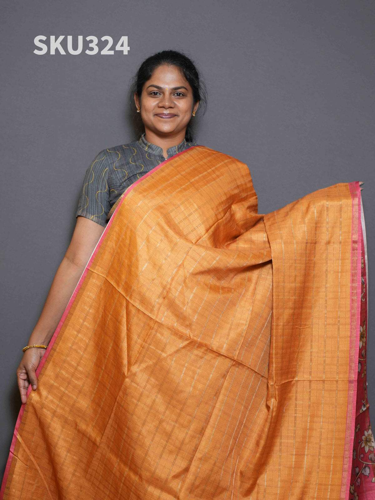 Semi Tussar Sarees Timeless Weave / SKU324 – 3
