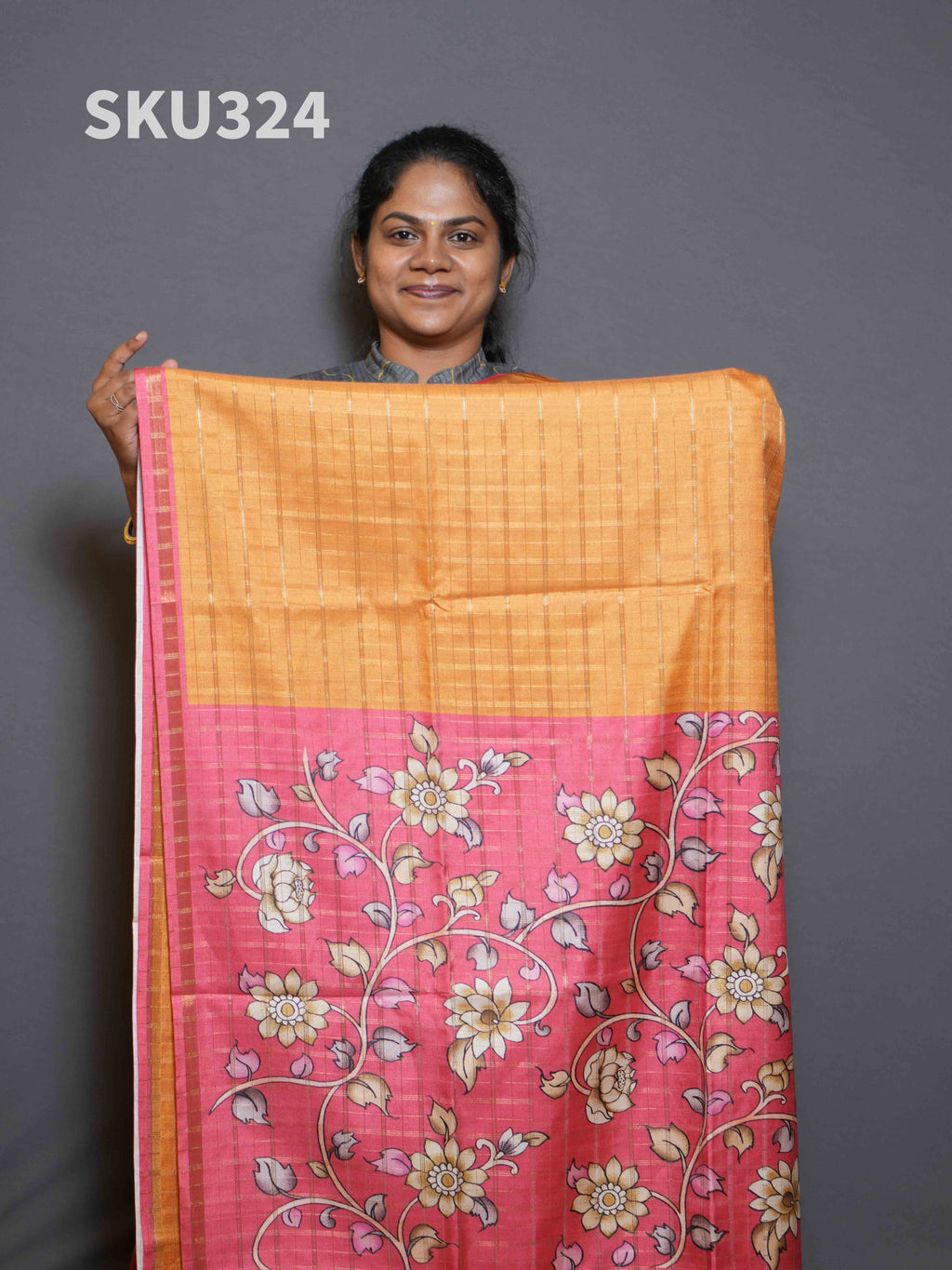 Semi Tussar Sarees Timeless Weave / SKU324 – 3