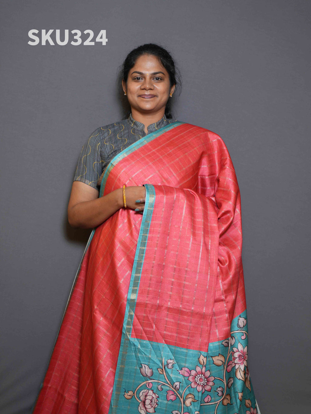 Semi Tussar Sarees Refined Texture / SKU324 – 4