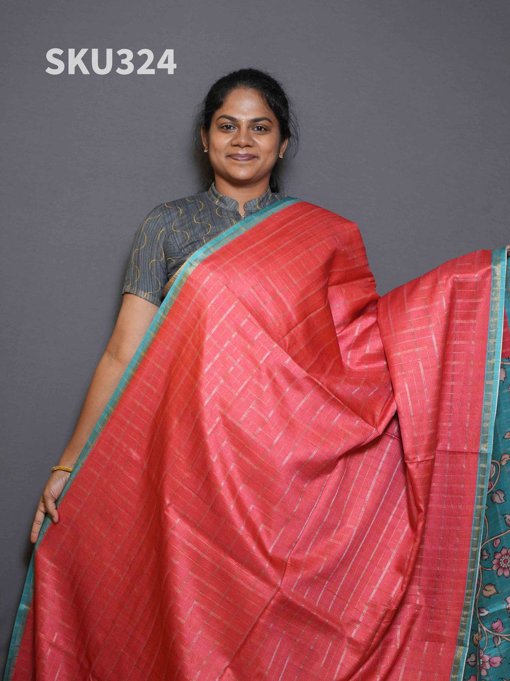 Semi Tussar Sarees Refined Texture / SKU324 – 4