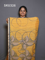 Jute Linen Sarees Timeless Beauty / SKU326 – 5