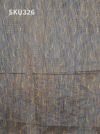 Jute Linen Sarees Timeless Beauty / SKU326 – 5