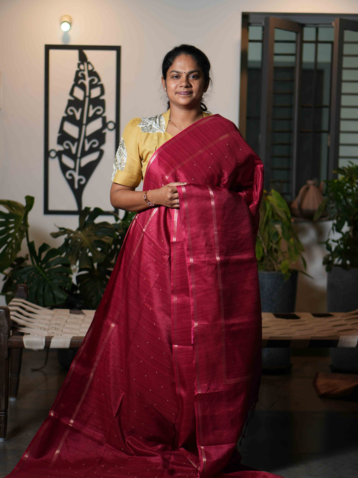 Matka Tussar Sarees Timeless Elegance / SKU258 – 5