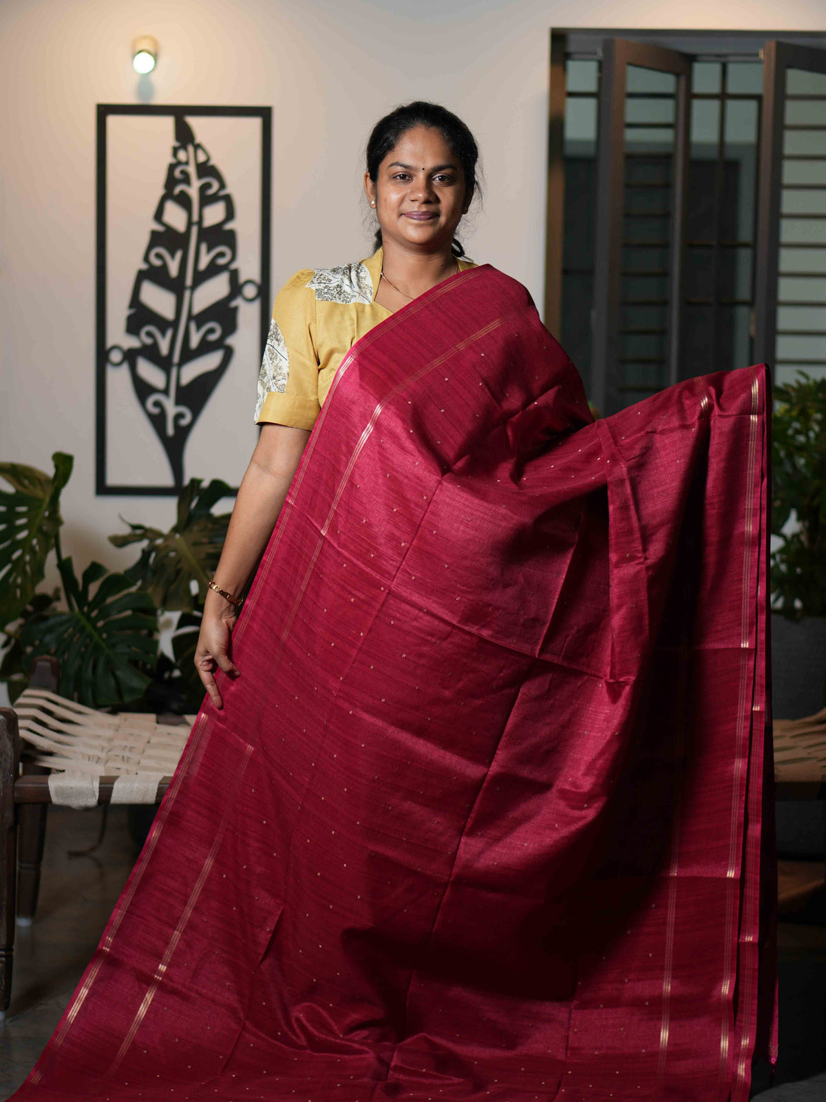Matka Tussar Sarees Timeless Elegance / SKU258 – 5