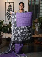 Mini Chex Linen Sarees Classic Checks / SKU260 – 1