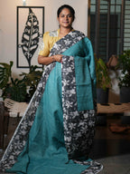 Mini Chex Linen Sarees Refined Checks / SKU260 – 5