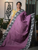 Mini Chex Linen Sarees Signature Weave / SKU260 – 6