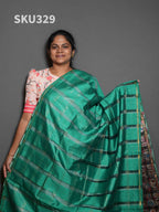 Organza Checks Sarees Classic Grid / SKU329 – 1