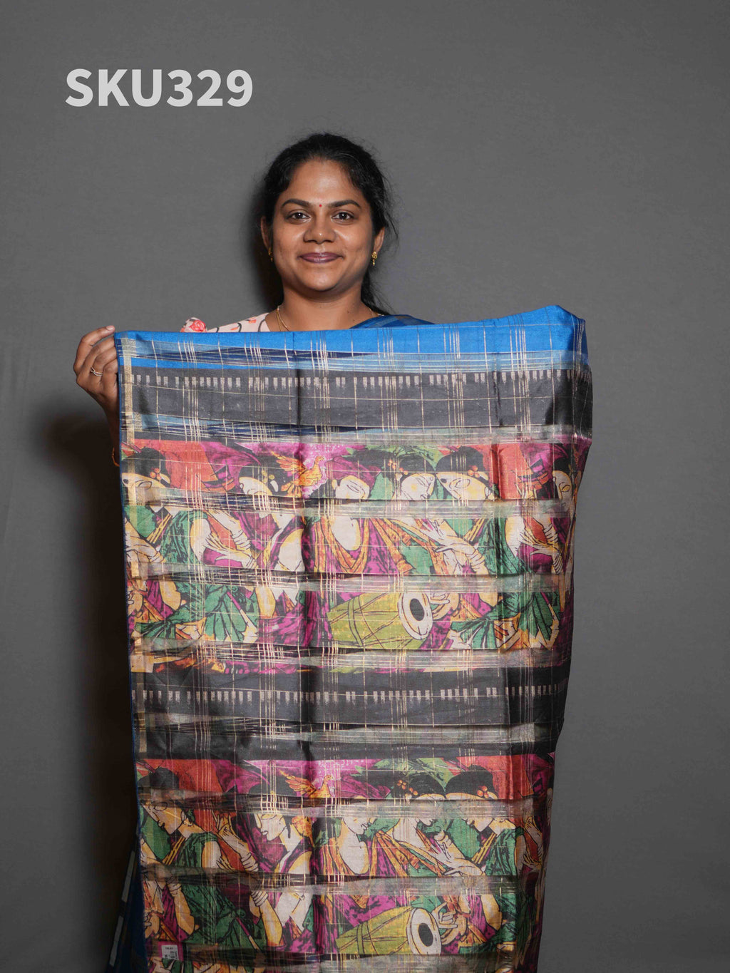Organza Checks Sarees Graceful Checks / SKU329 – 2