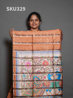 Organza Checks Sarees Timeless Pattern / SKU329 – 3