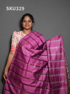 Organza Checks Sarees Signature Style / SKU329 – 5