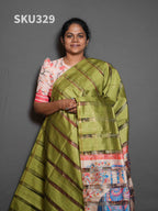 Organza Checks Sarees Subtle Charm / SKU329 – 6